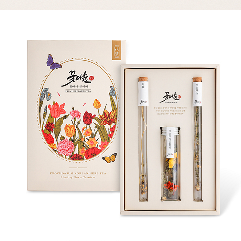 꽃다숨,[라이브특가]캐모마일블랜딩&스틱꽃차세트