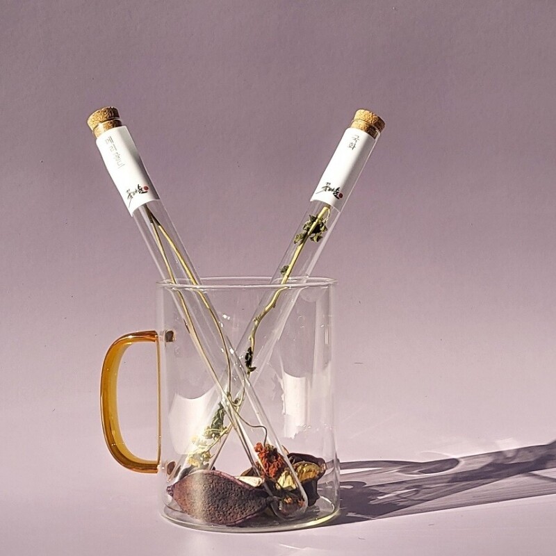 꽃다숨,[라이브특가]캐모마일블랜딩&스틱꽃차세트